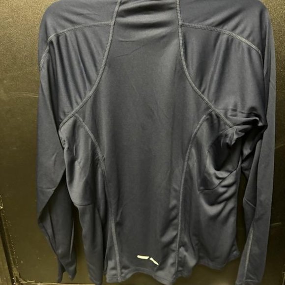 A North End quarter zip long sleeve top in Classic Navy - Picture 2 of 4